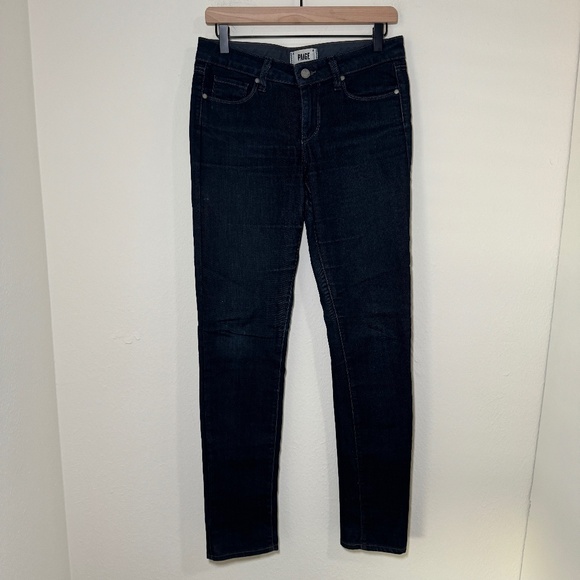 PAIGE Jeans Women's Size 28 Blue Dark Wash Skyline Skinny Denim - Picture 1 of 8